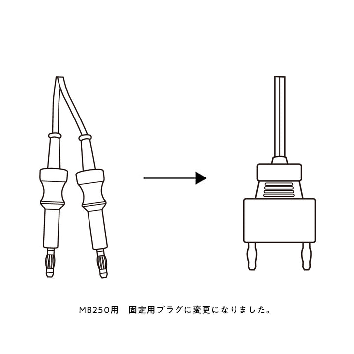 バイポーラピンセット用接続ケーブル
